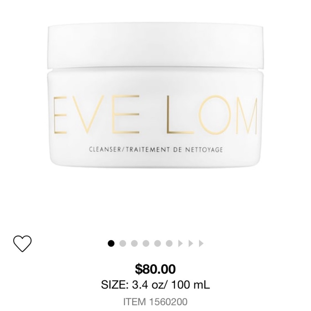 Eve Lom cleanser